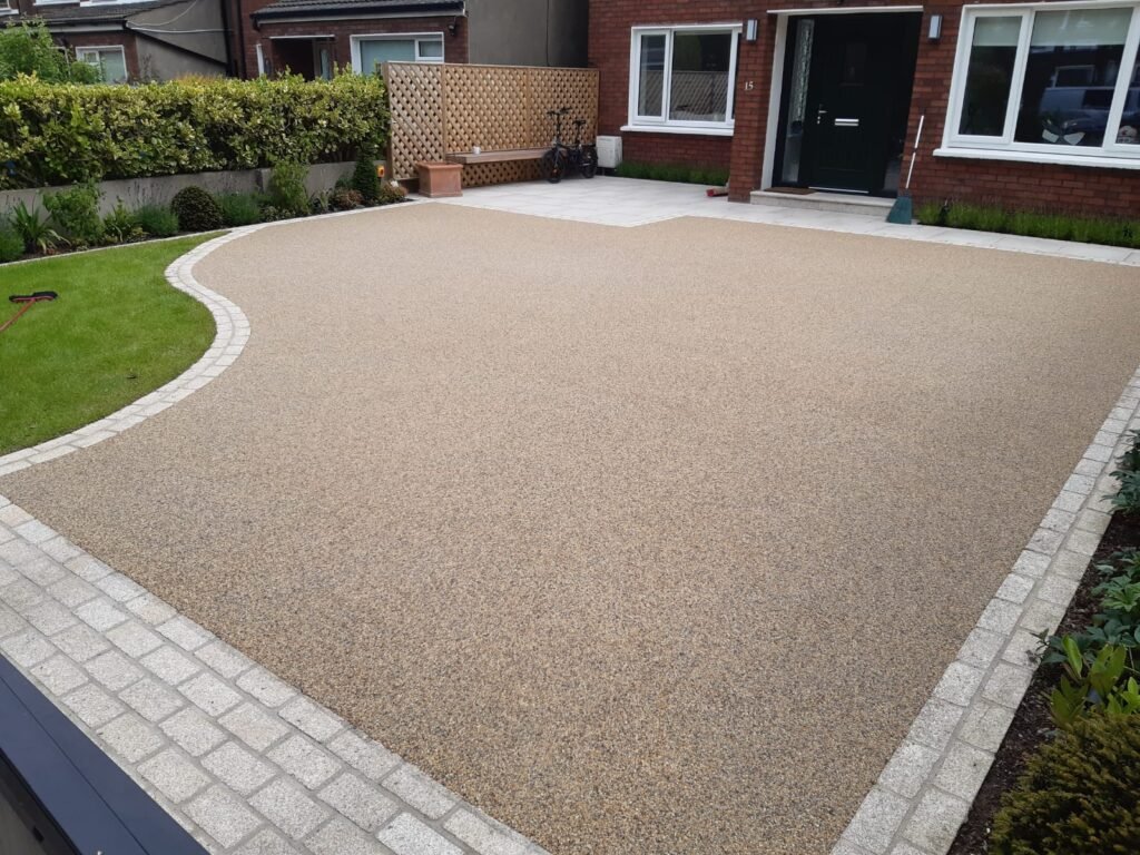 Porcelain patios and stone pathways Mayo